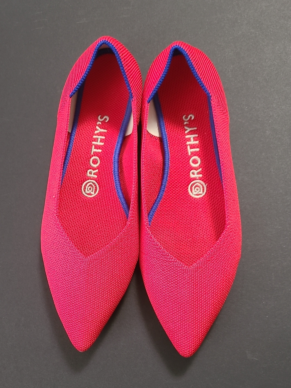 NWOT Rothy's Women's Minimalists Comfy Stylish Popular Modern Chile Red Sz.8 5